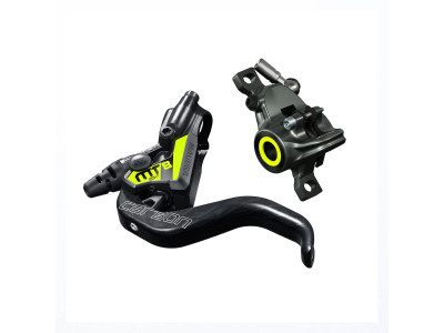 MAGURA MT8 SL hydr. front/rear brake, 1-finger HC-Carbon lever, hose 2200 mm