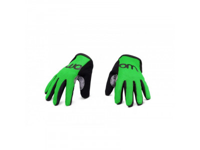 woom 7 children's gloves, green
