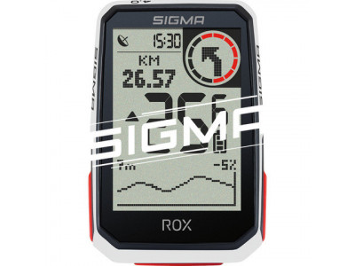 SIGMA ROX 4.0 GPS computer + sensors set, white