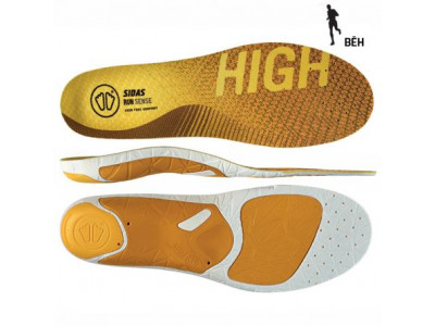Sidas 3feet Run Sense High insoles, high arch