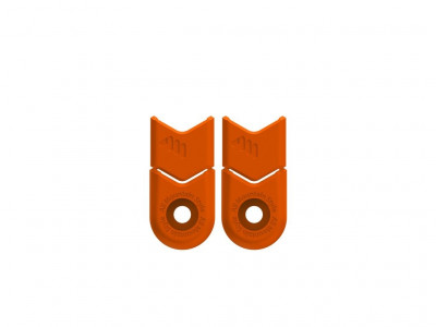 All Mountain Style protective caps for cranks, orange