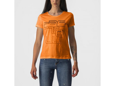 Castelli BELLAGIO TEE women's t-shirt, orange