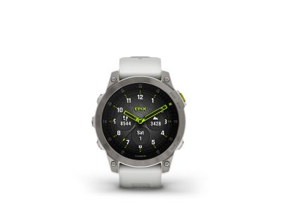Garmin epix (Gen 2), Sapphire, Carrera White, Titanium, Silicone Band