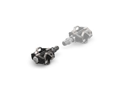 Garmin Rally XC 100 clipless pedals with a power meter in the left crank