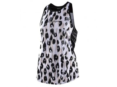 Troy Lee Designs Luxe women's sleeveless jersey, Wild Cat white