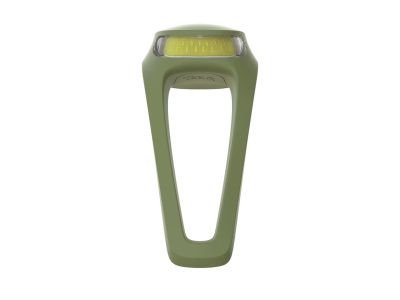Knog Frog V3 front flasher, 4O lm, jacket green