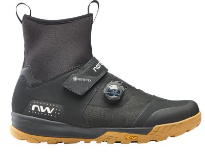 Northwave Kingrock Plus GTX winter cycling shoes, Black/Honey