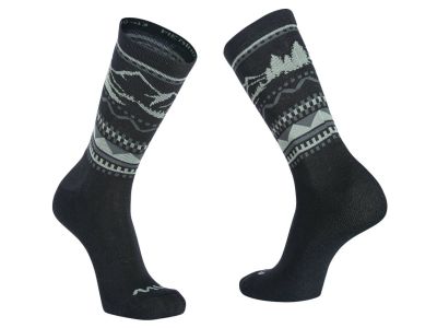 Northwave Core socks, black/forest green