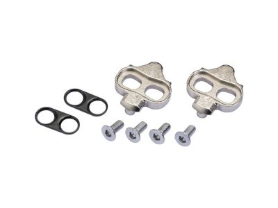 Giant MTB cleats with clearance, silver