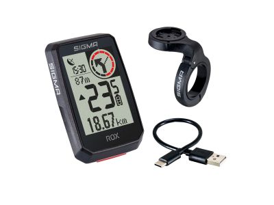 SIGMA ROX 2.0 Top Mount Set cycle computer, black