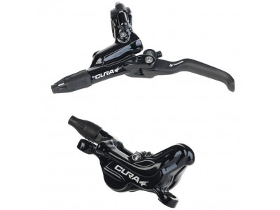 Formula CURA 4 hydraulic brake set, 4-piston, Post Mount, 1,750 mm hose + organic pads