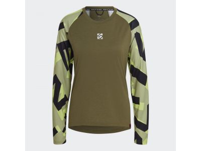 Five Ten Trailx women's T-shirt, focus olive/magic lime
