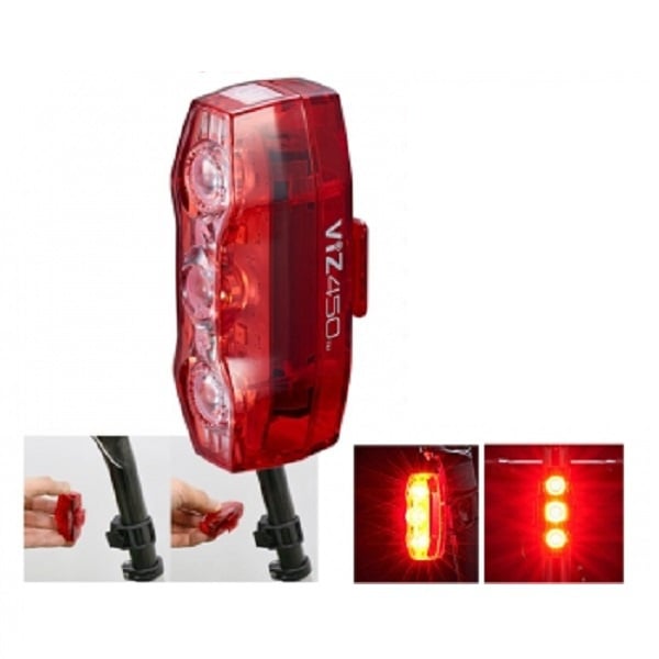 Cateye ViZ450 Safe Front Loght 450 Lumen