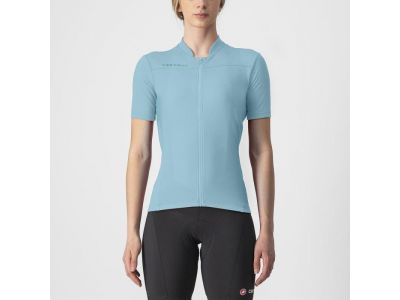 Castelli ANIMA 3 women's jersey, blue aqua/light blue
